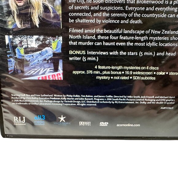 The Brokenwood Mysteries Series 1 DVD Set 4‎ Discs 376 Min Acorn TV Widescreen - Picture 5 of 15